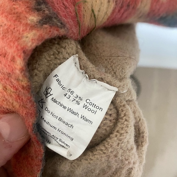 Colorful Patchwork Women's Sweater - Picture 4 of 4